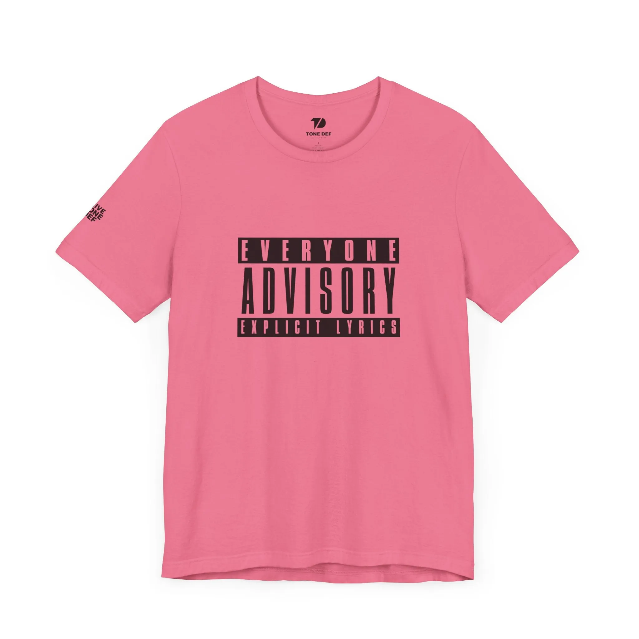 Everyone Advisory Explicit Lyrics - Unisex Jersey Short Sleeve Tee