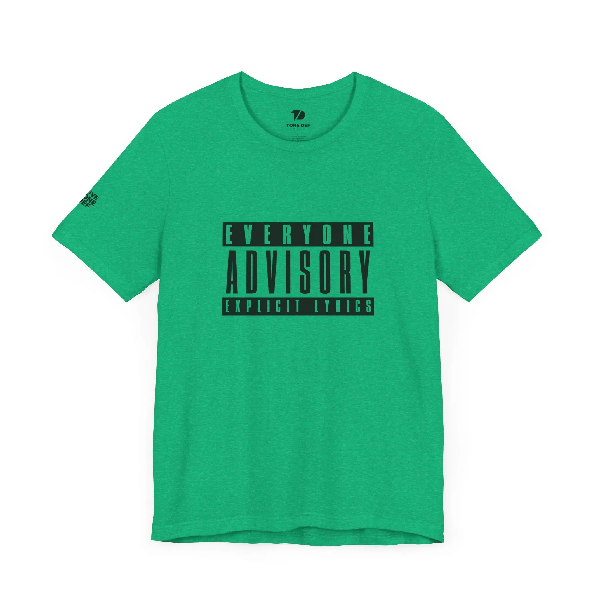 Everyone Advisory Explicit Lyrics - Unisex Jersey Short Sleeve Tee