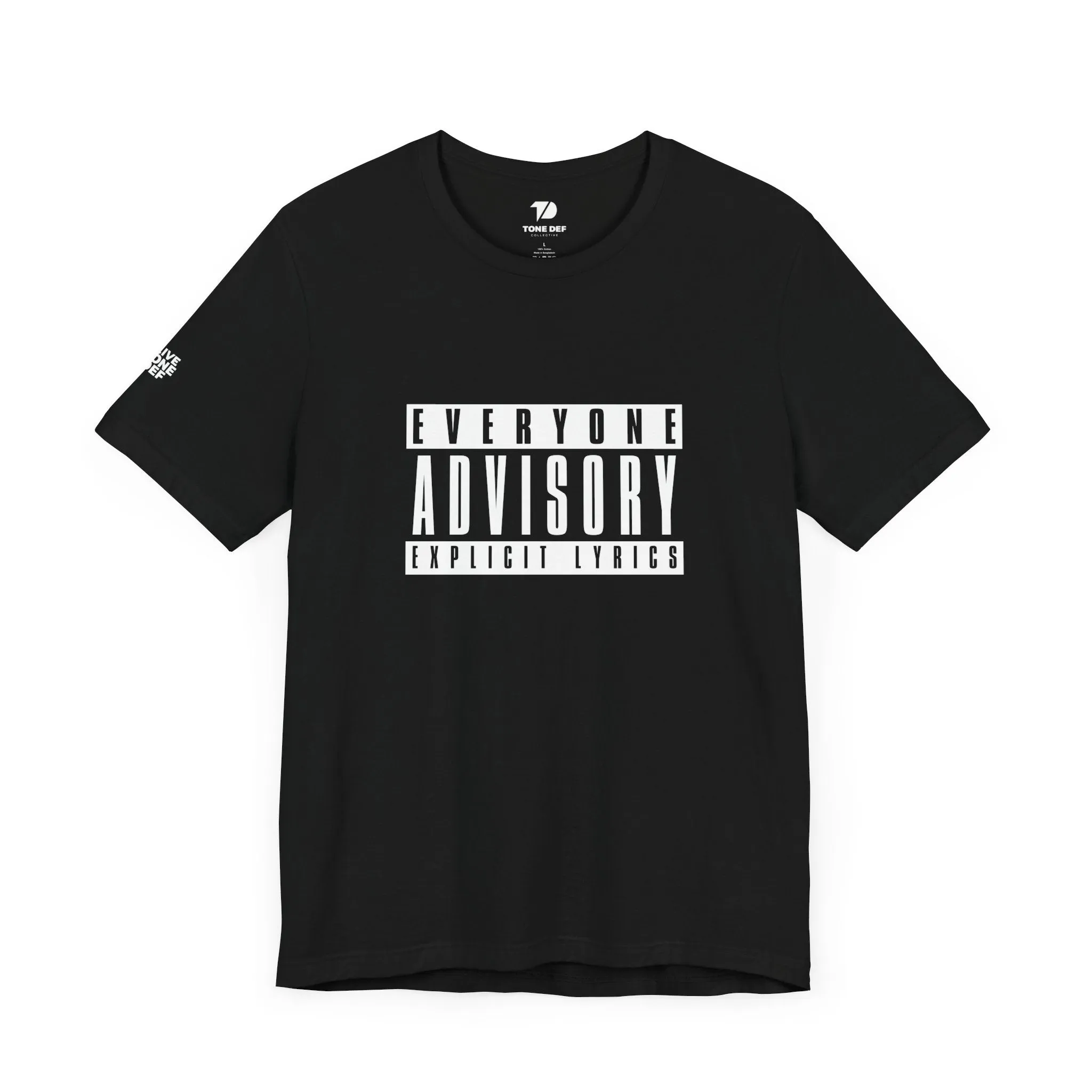 Everyone Advisory Explicit Lyrics - Unisex Jersey Short Sleeve Tee