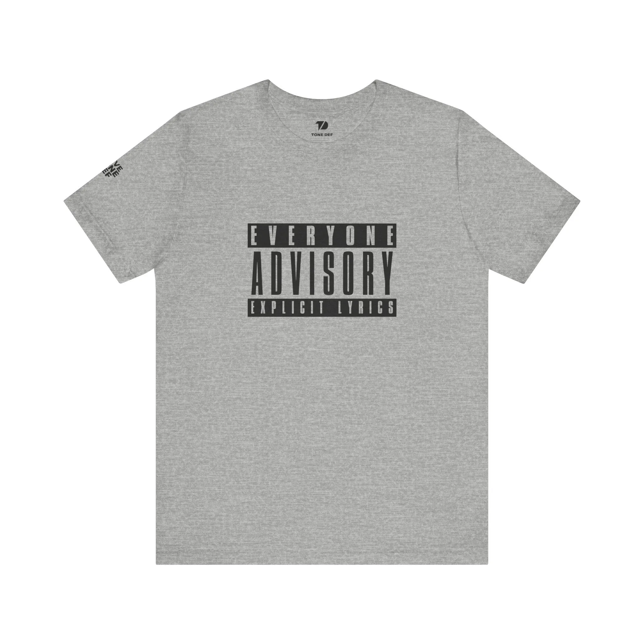 Everyone Advisory Explicit Lyrics - Unisex Jersey Short Sleeve Tee