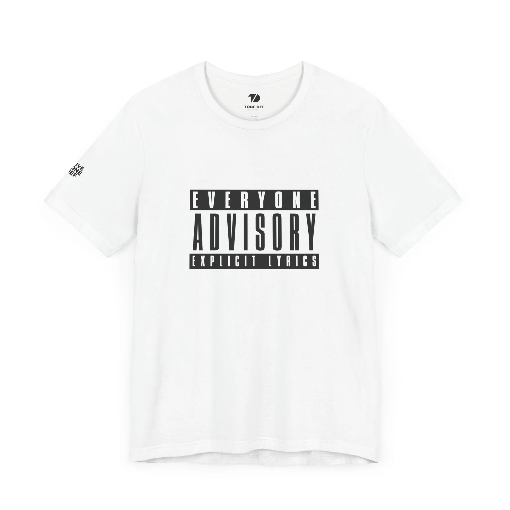 Everyone Advisory Explicit Lyrics - Unisex Jersey Short Sleeve Tee