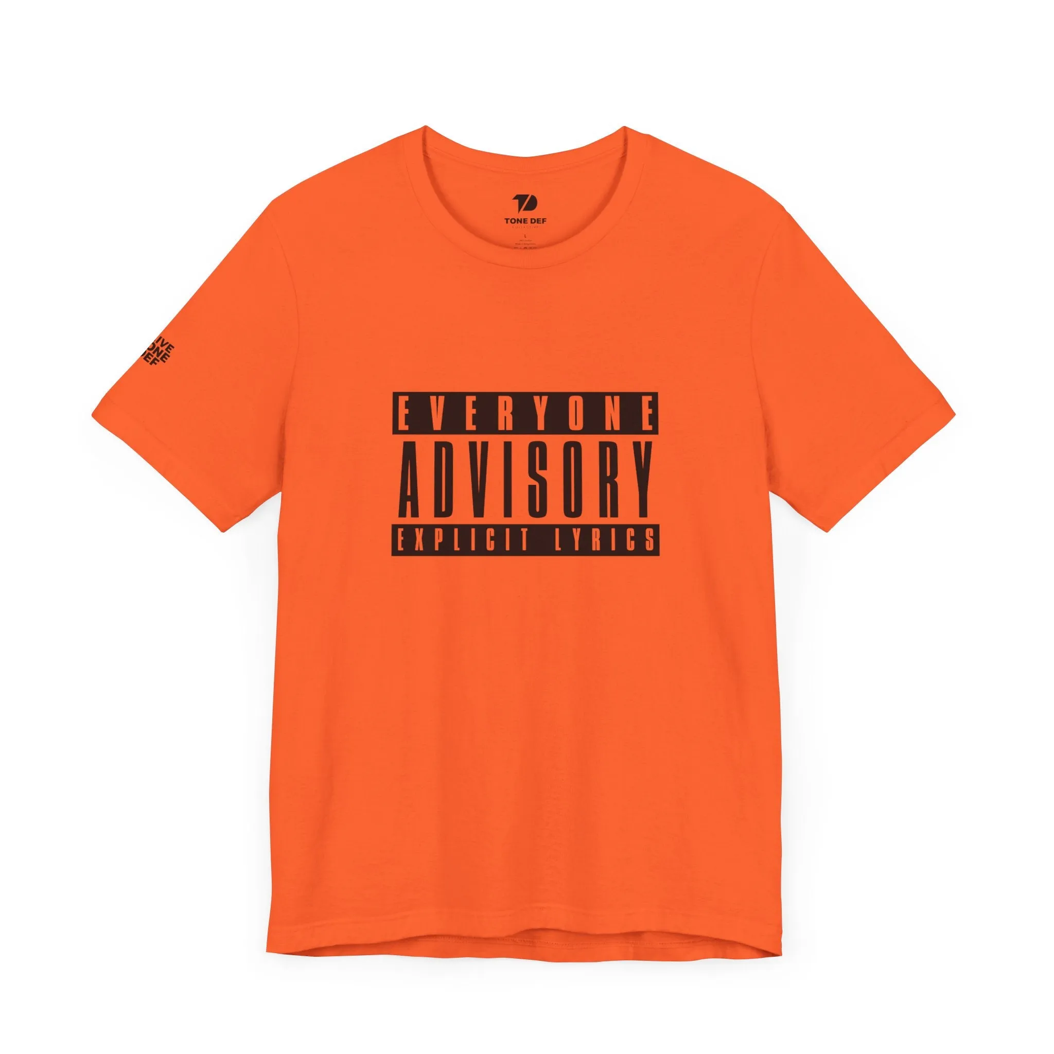 Everyone Advisory Explicit Lyrics - Unisex Jersey Short Sleeve Tee