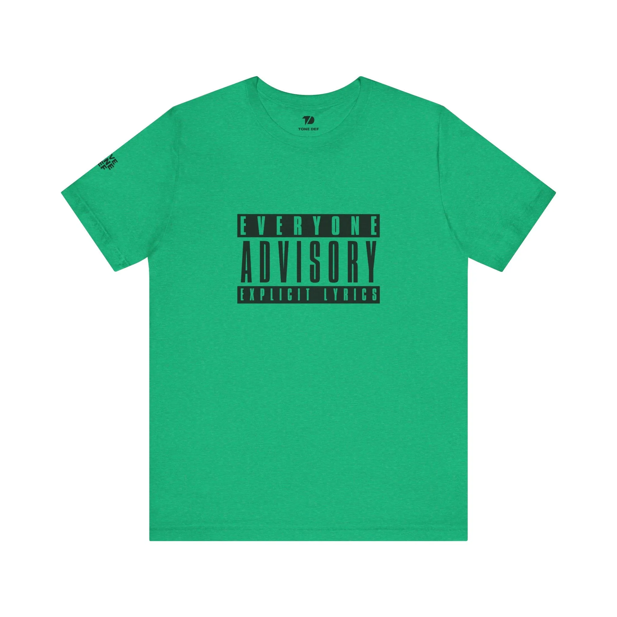 Everyone Advisory Explicit Lyrics - Unisex Jersey Short Sleeve Tee