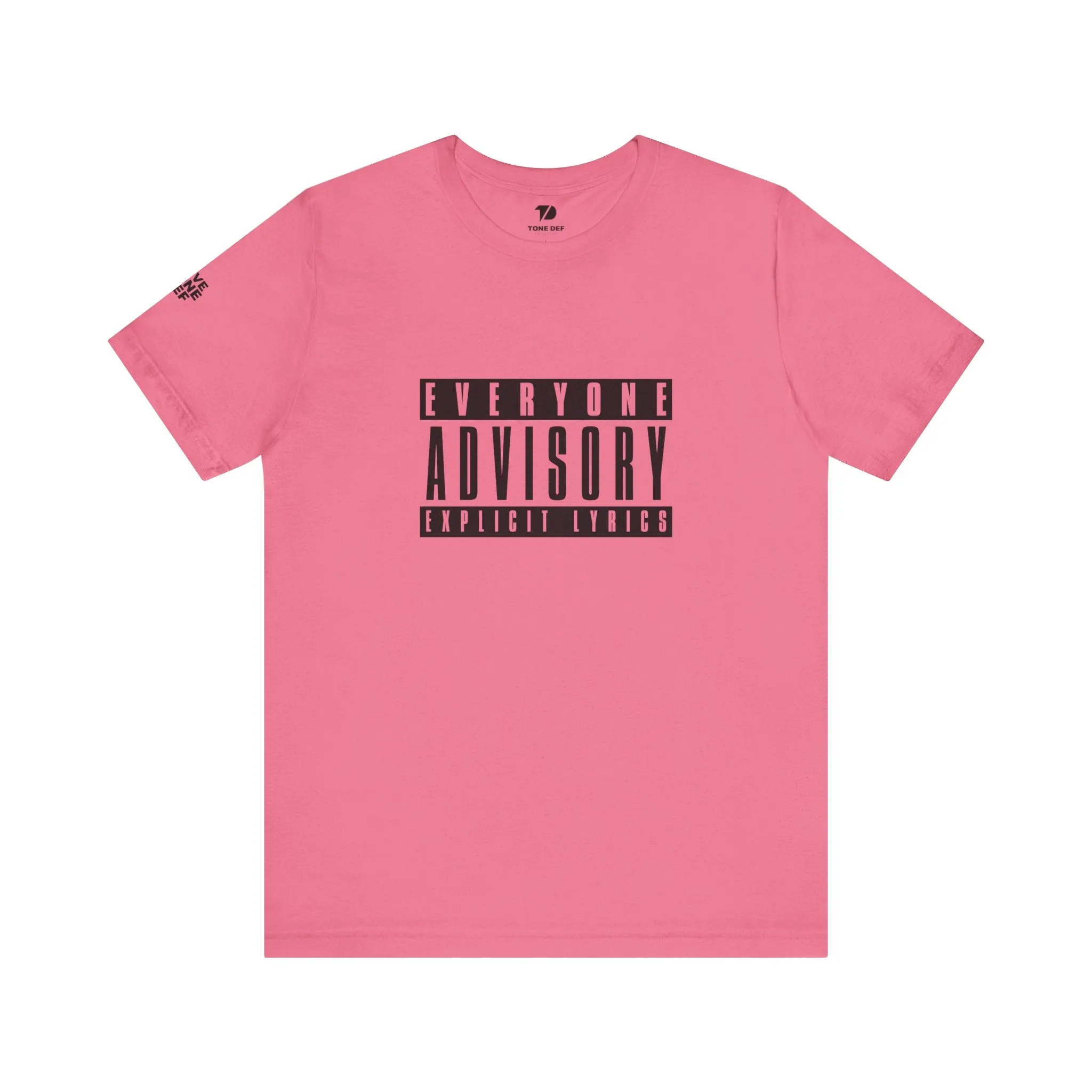 Everyone Advisory Explicit Lyrics - Unisex Jersey Short Sleeve Tee