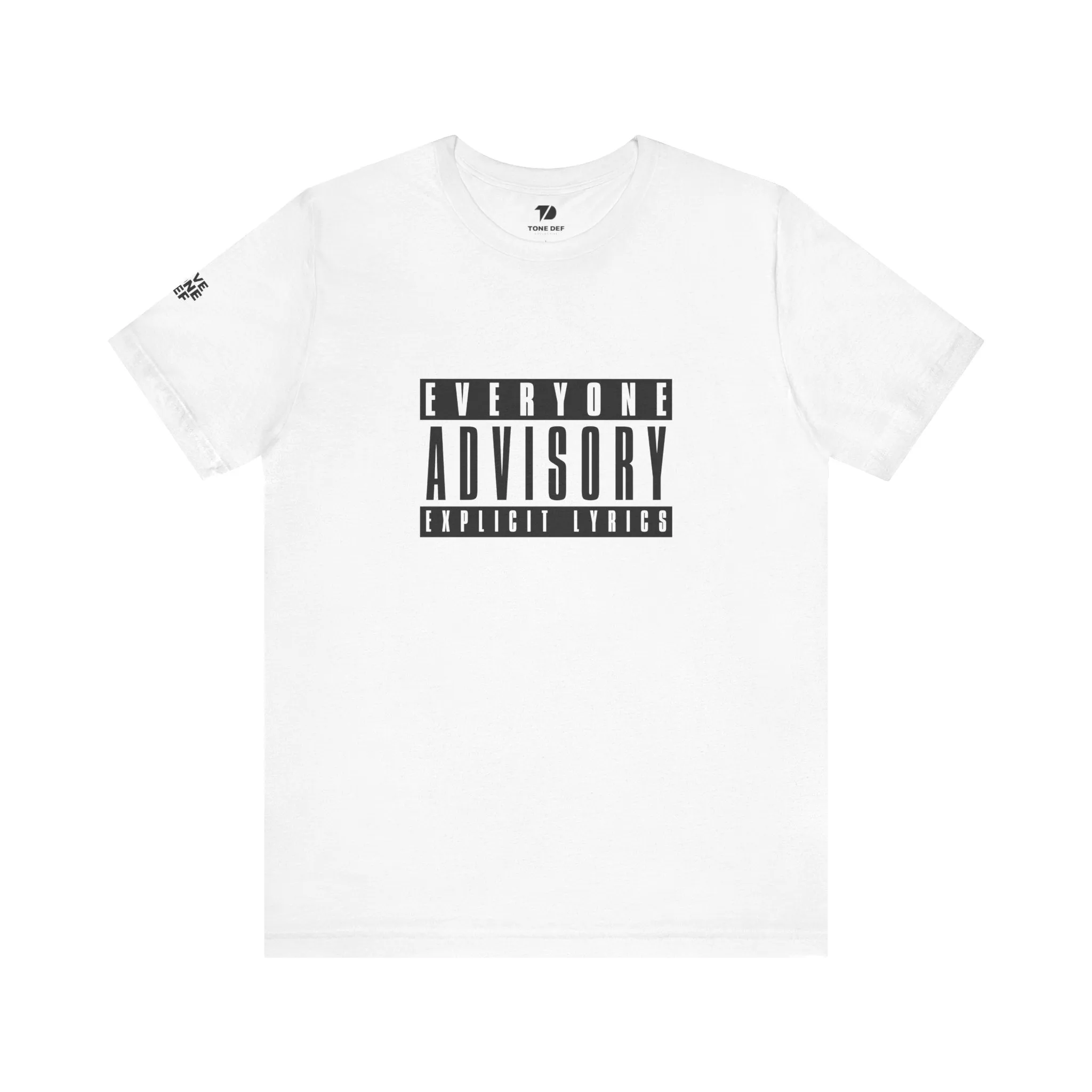 Everyone Advisory Explicit Lyrics - Unisex Jersey Short Sleeve Tee