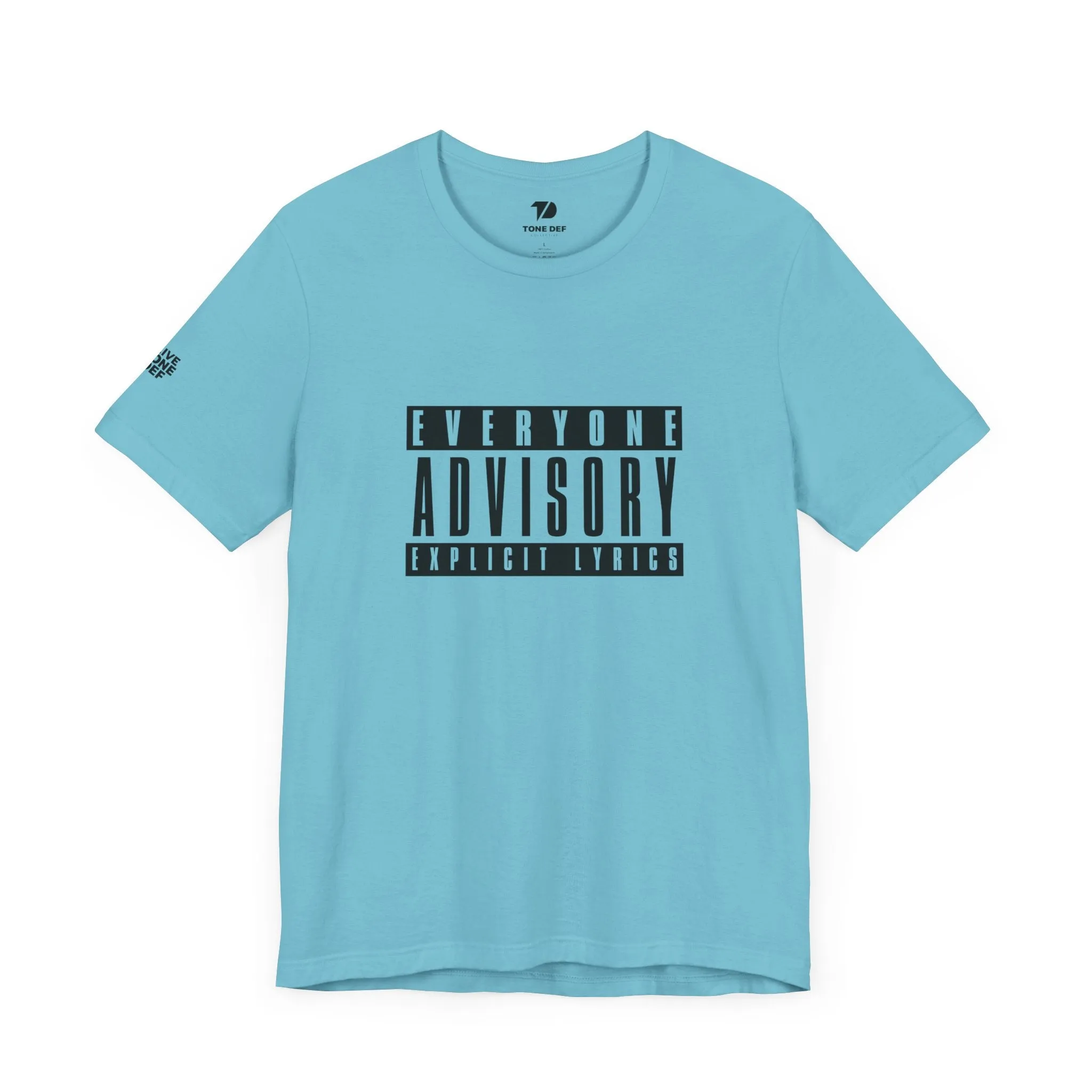 Everyone Advisory Explicit Lyrics - Unisex Jersey Short Sleeve Tee