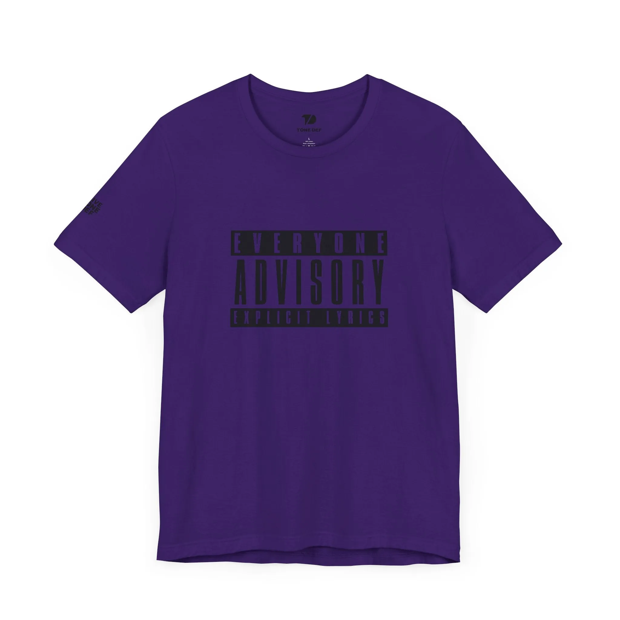 Everyone Advisory Explicit Lyrics - Unisex Jersey Short Sleeve Tee