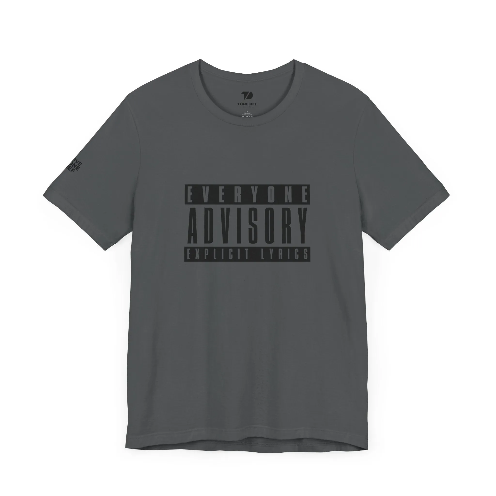 Everyone Advisory Explicit Lyrics - Unisex Jersey Short Sleeve Tee