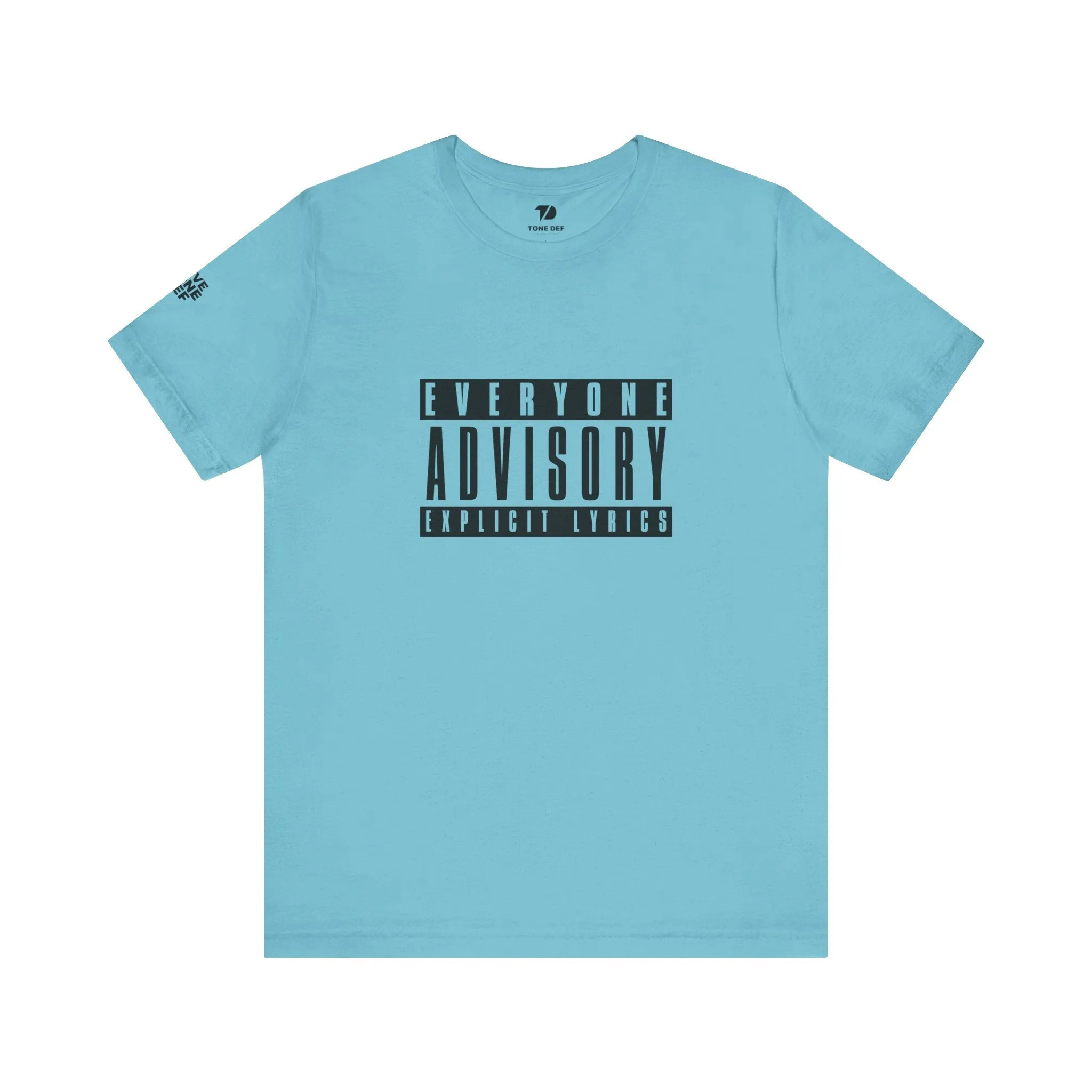 Everyone Advisory Explicit Lyrics - Unisex Jersey Short Sleeve Tee