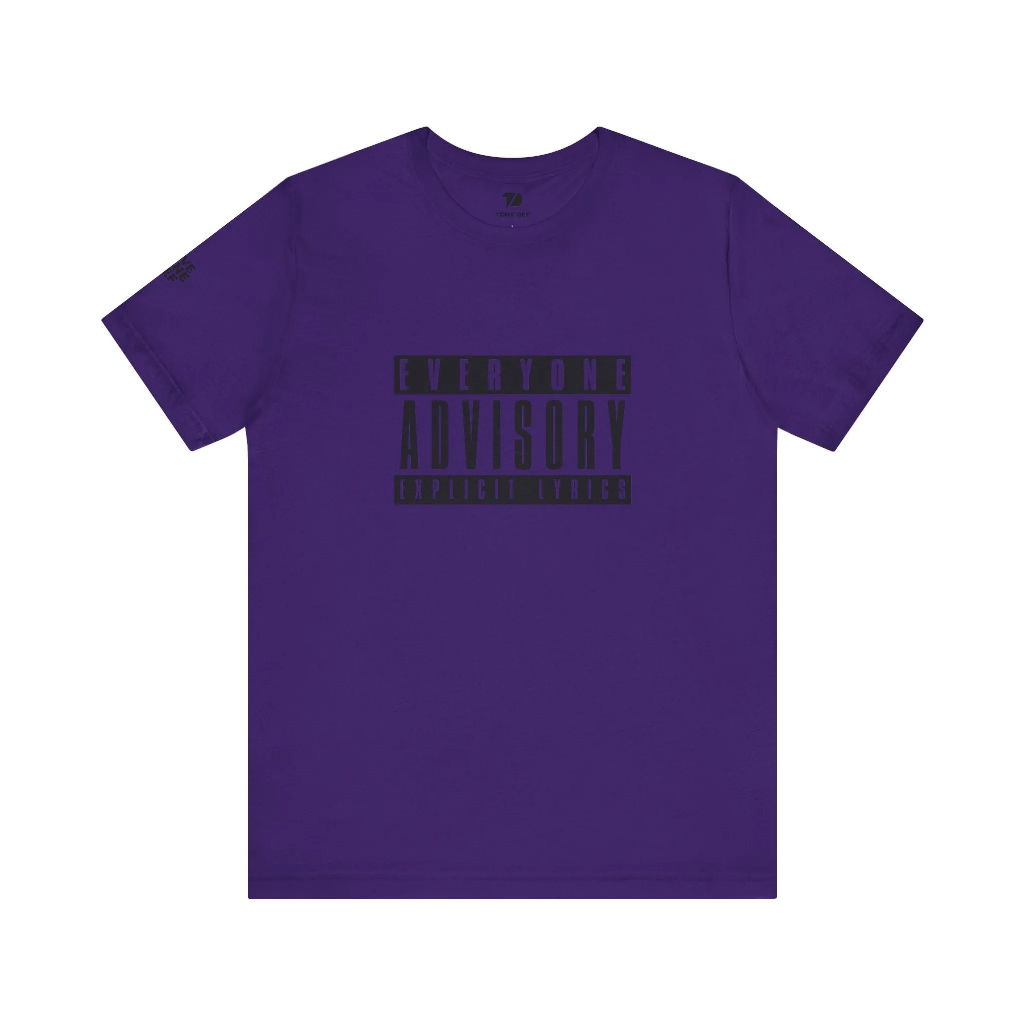 Everyone Advisory Explicit Lyrics - Unisex Jersey Short Sleeve Tee