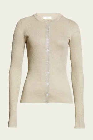 Fisher Cardigan in Light Gold