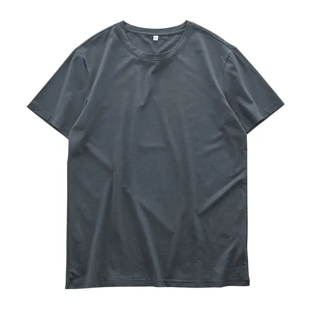 FitModa Herren Sommer Ice Silk Oversized T-Shirt