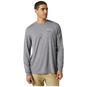 FOX AT BAY LS TECH TEE [HEATHER GRAPHITE]