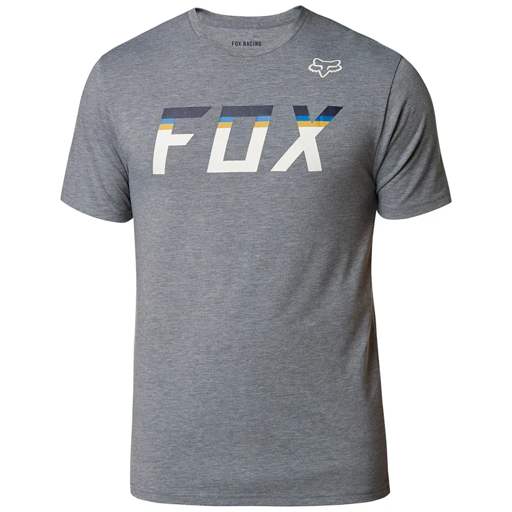 FOX ON DECK SS TECH TEE [HEATHER GRAPHITE]