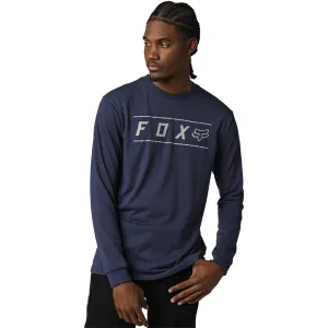 FOX PINNACLE LS TECH TEE [HEATHER DEEP COBALT]