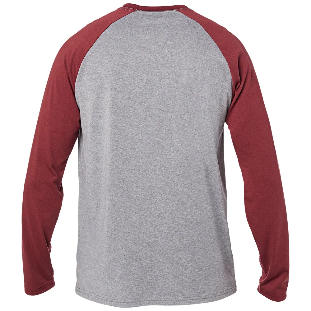 FOX TOURNAMENT LS TECH TEE [HEATHER GRAPHITE]