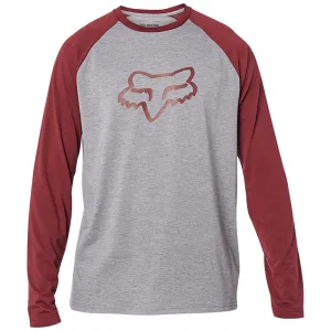 FOX TOURNAMENT LS TECH TEE [HEATHER GRAPHITE]