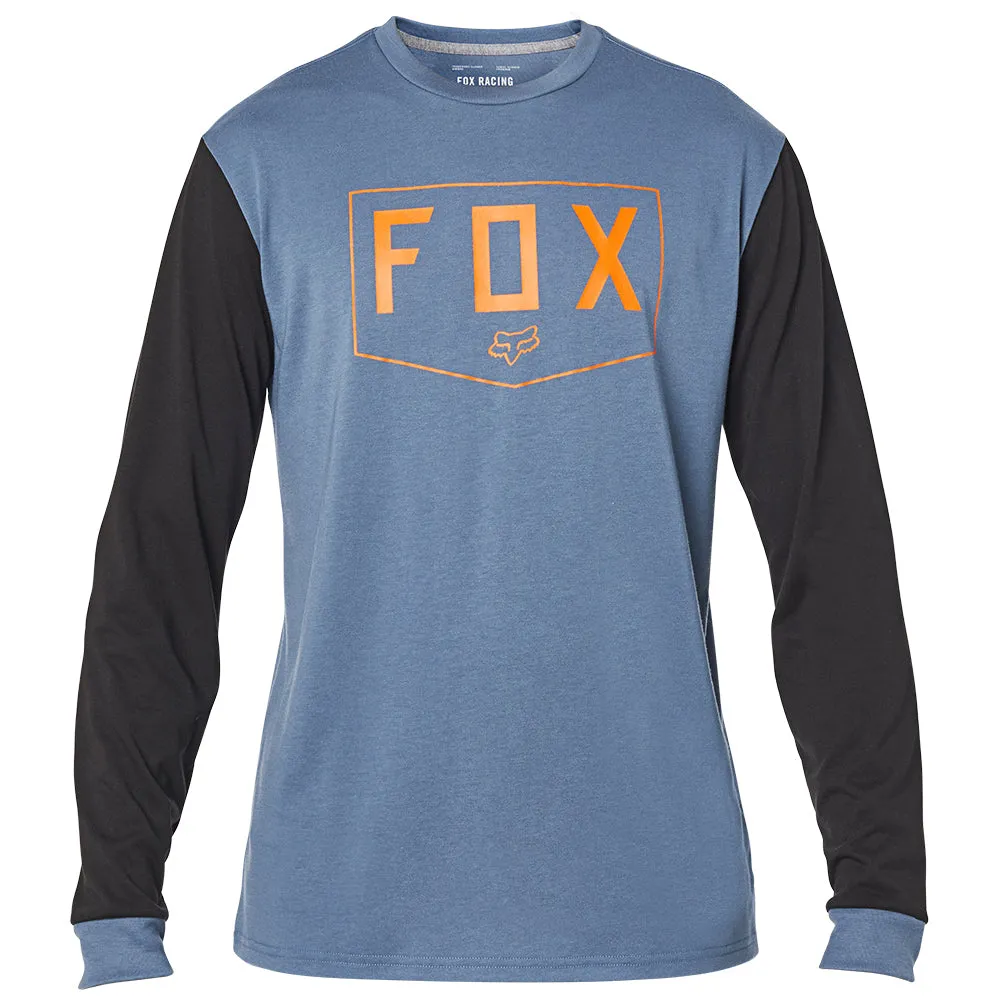 FOX TOURNAMENT LS TECH TEE [HEATHER GRAPHITE]