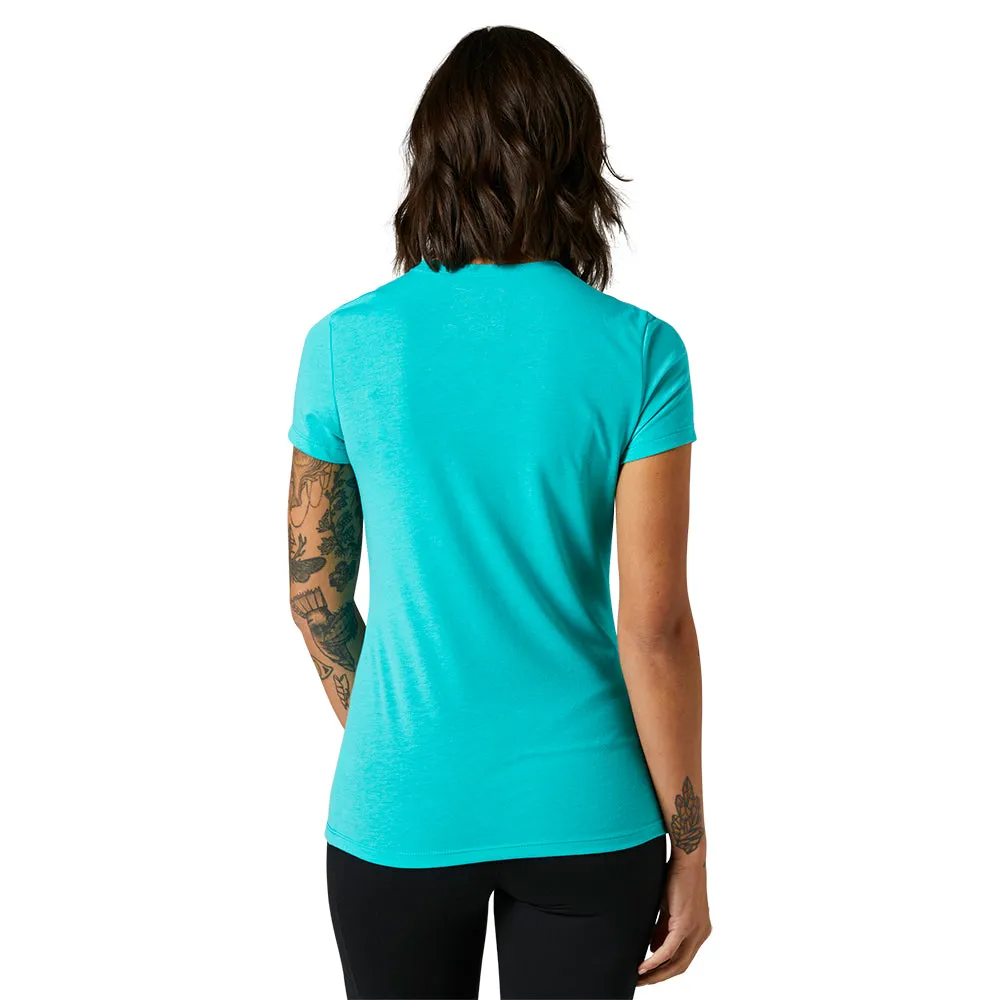 FOX WOMENS PINNACLE SS TECH TEE [TEAL]