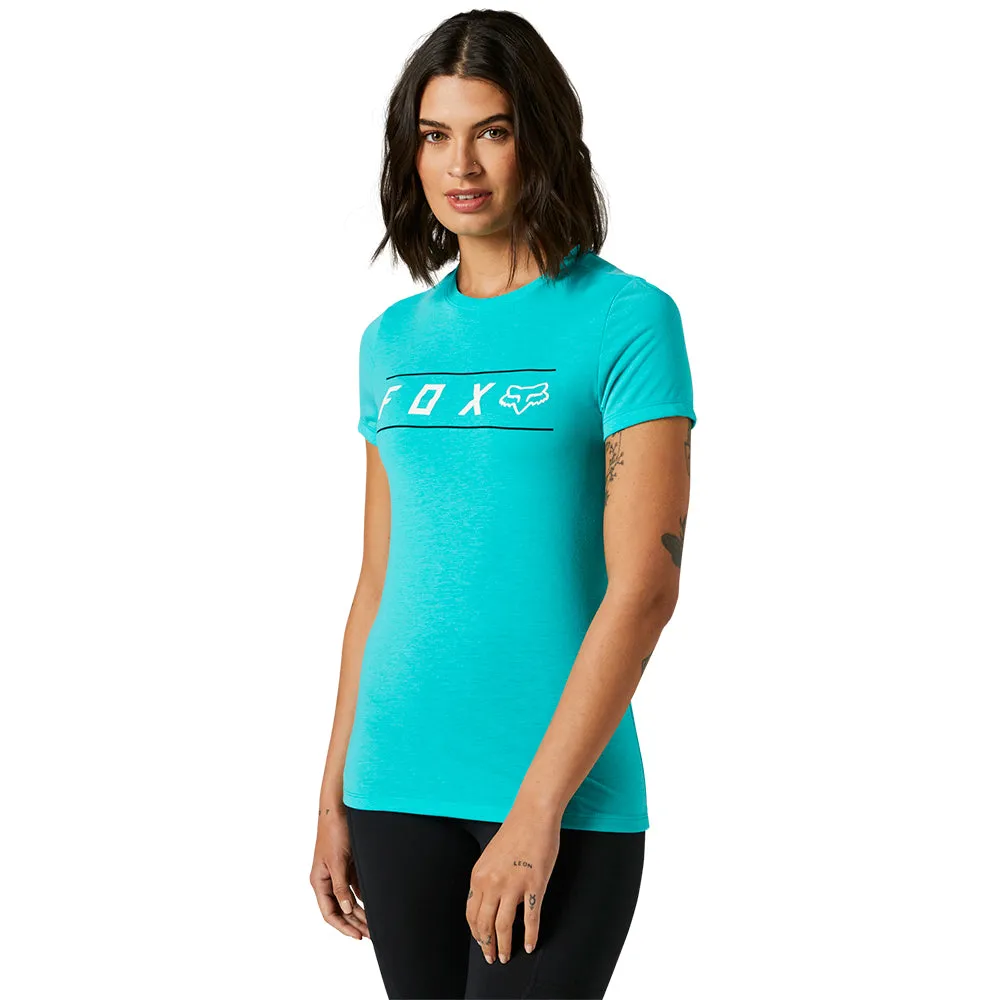FOX WOMENS PINNACLE SS TECH TEE [TEAL]