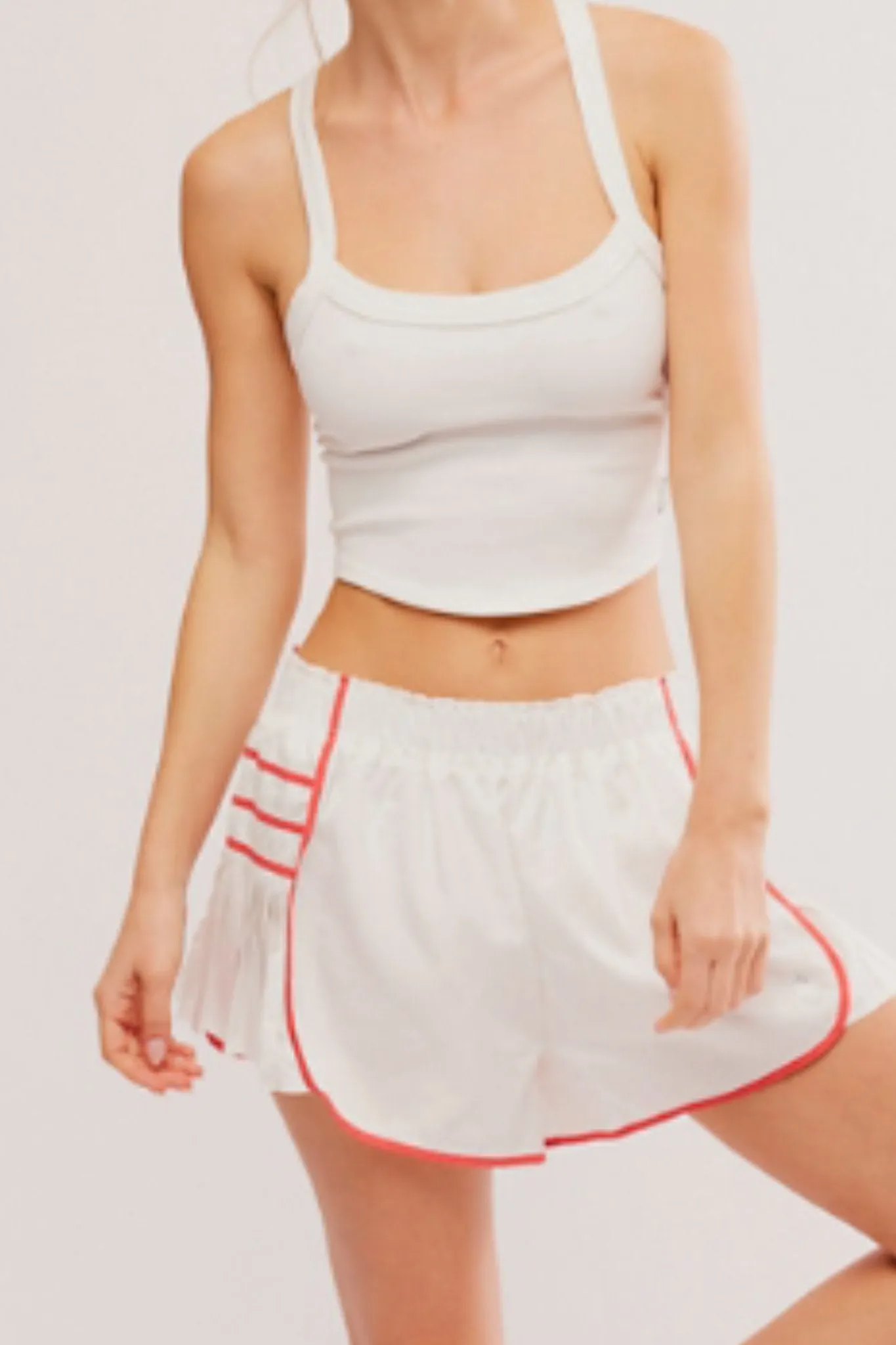 Free People: Easy Tiger Short in White Combo
