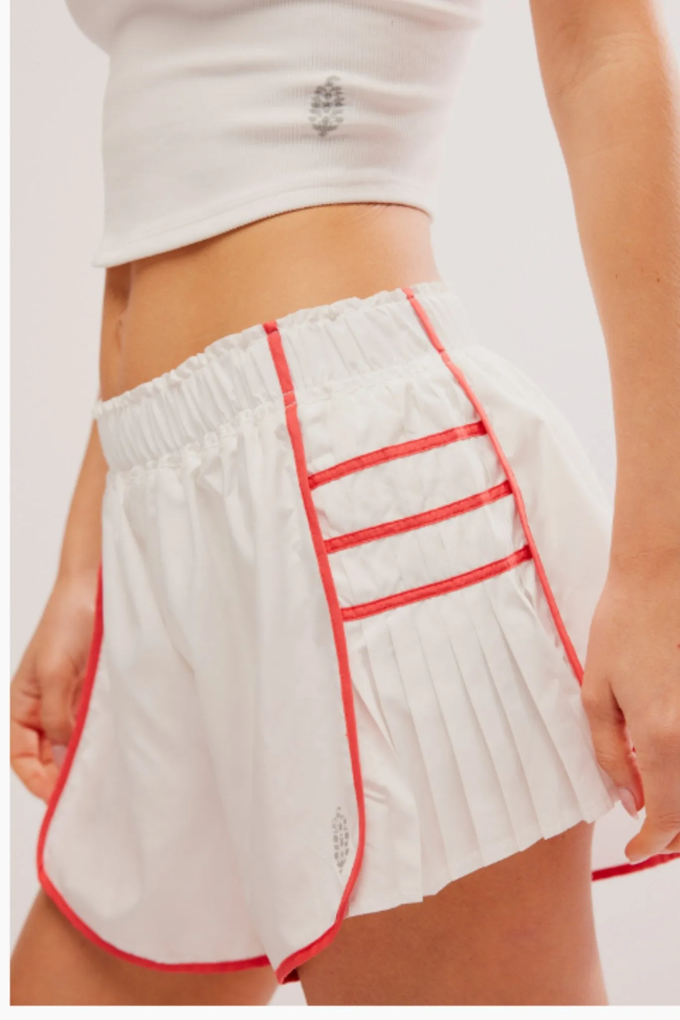 Free People: Easy Tiger Short in White Combo
