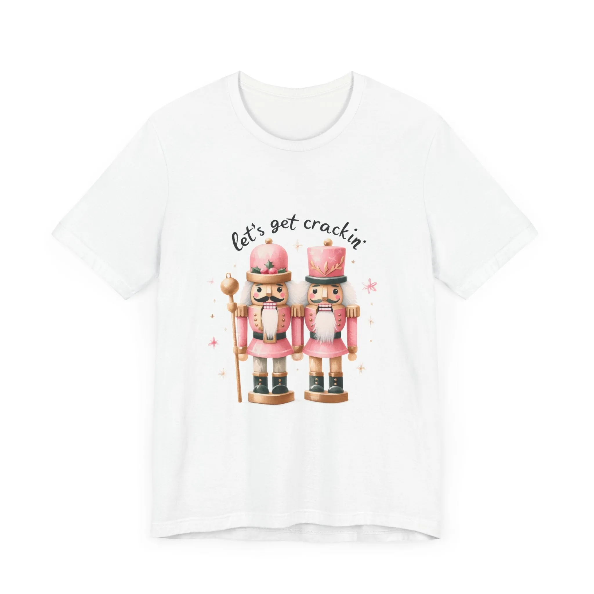 Funny Nut Cracker Christmas Women's  Jersey Short Sleeve Tee