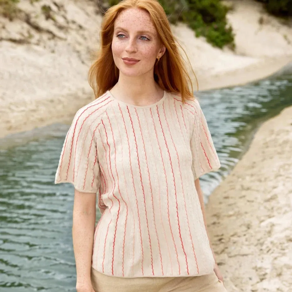 Gabi Top - Light Oat