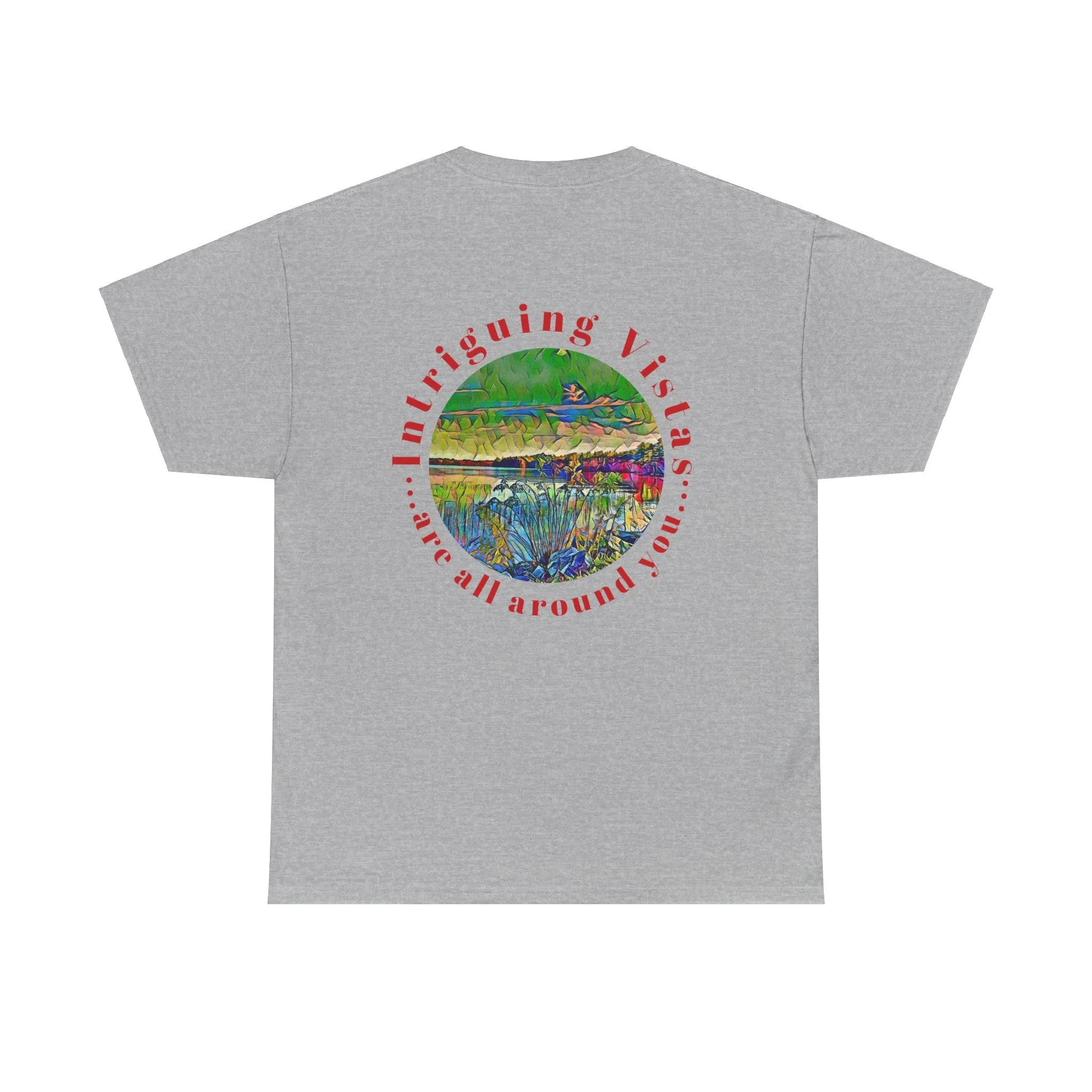 Gildan 5000 Unisex Adult Heavy Cotton Tee Available In Multiple Colors from the Scenery Series at Intriguing Vistas