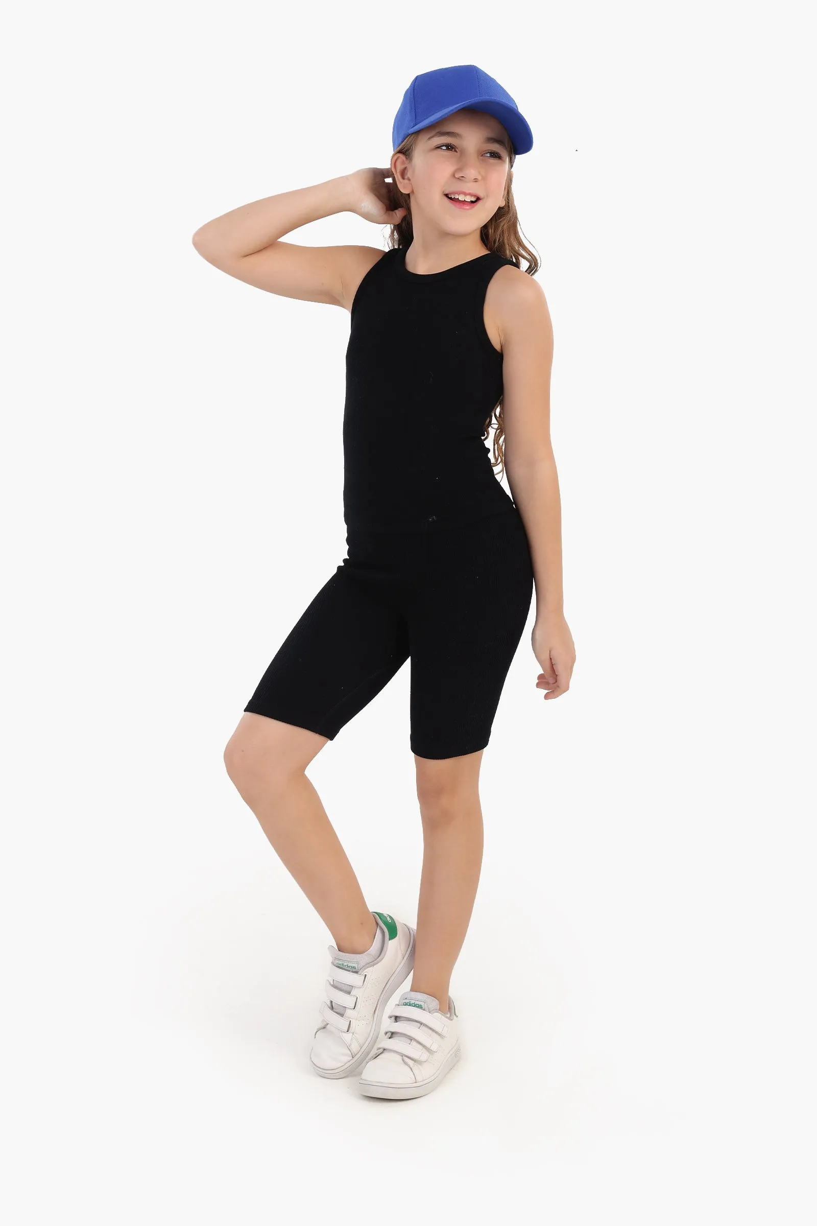 Girly Ribbed Cycling Shorts