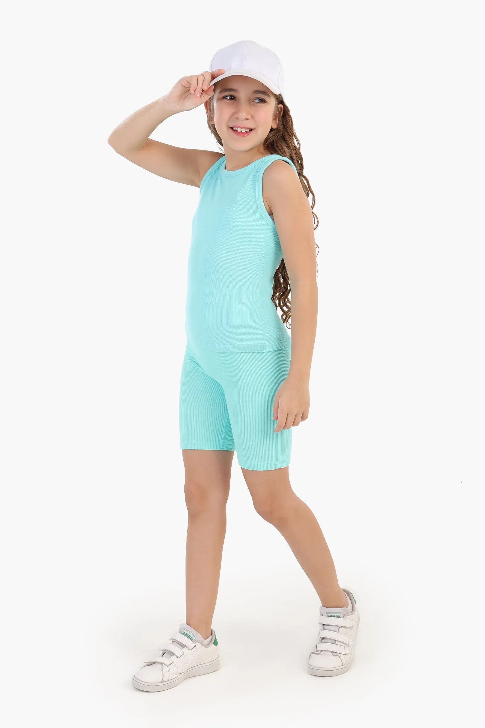 Girly Ribbed Cycling Shorts