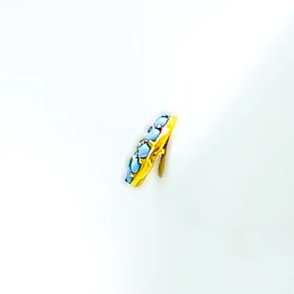 Glimmering Sophisticated 21k Gold Stone Tops