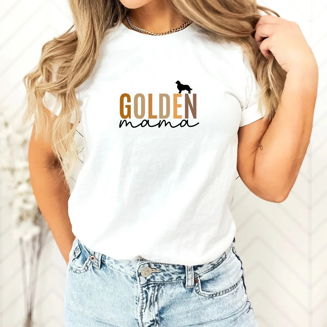 Golden Retriever Mama T-shirt