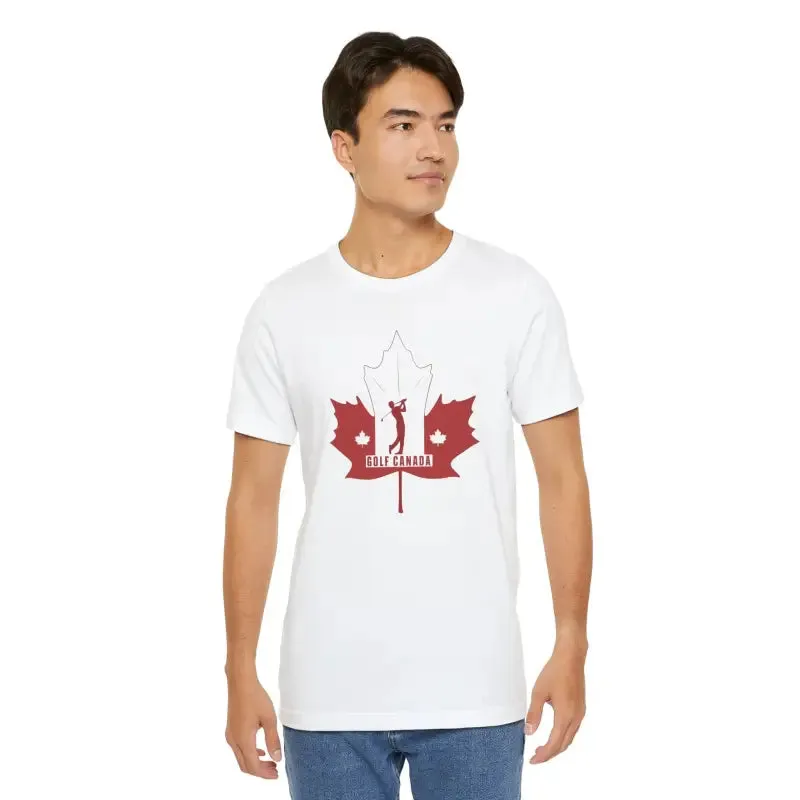 Golf Canada Unisex Jersey Tee for Canada Day Fun