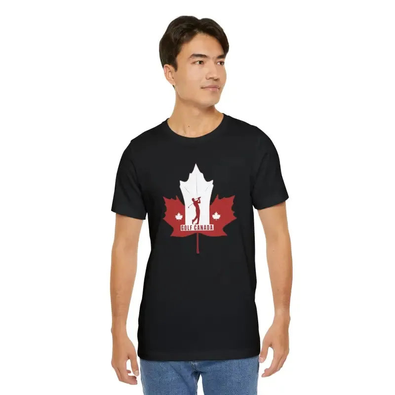 Golf Canada Unisex Jersey Tee for Canada Day Fun