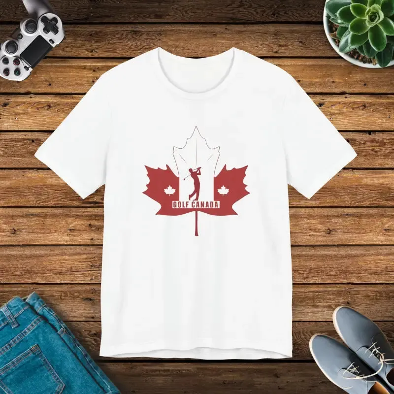 Golf Canada Unisex Jersey Tee for Canada Day Fun