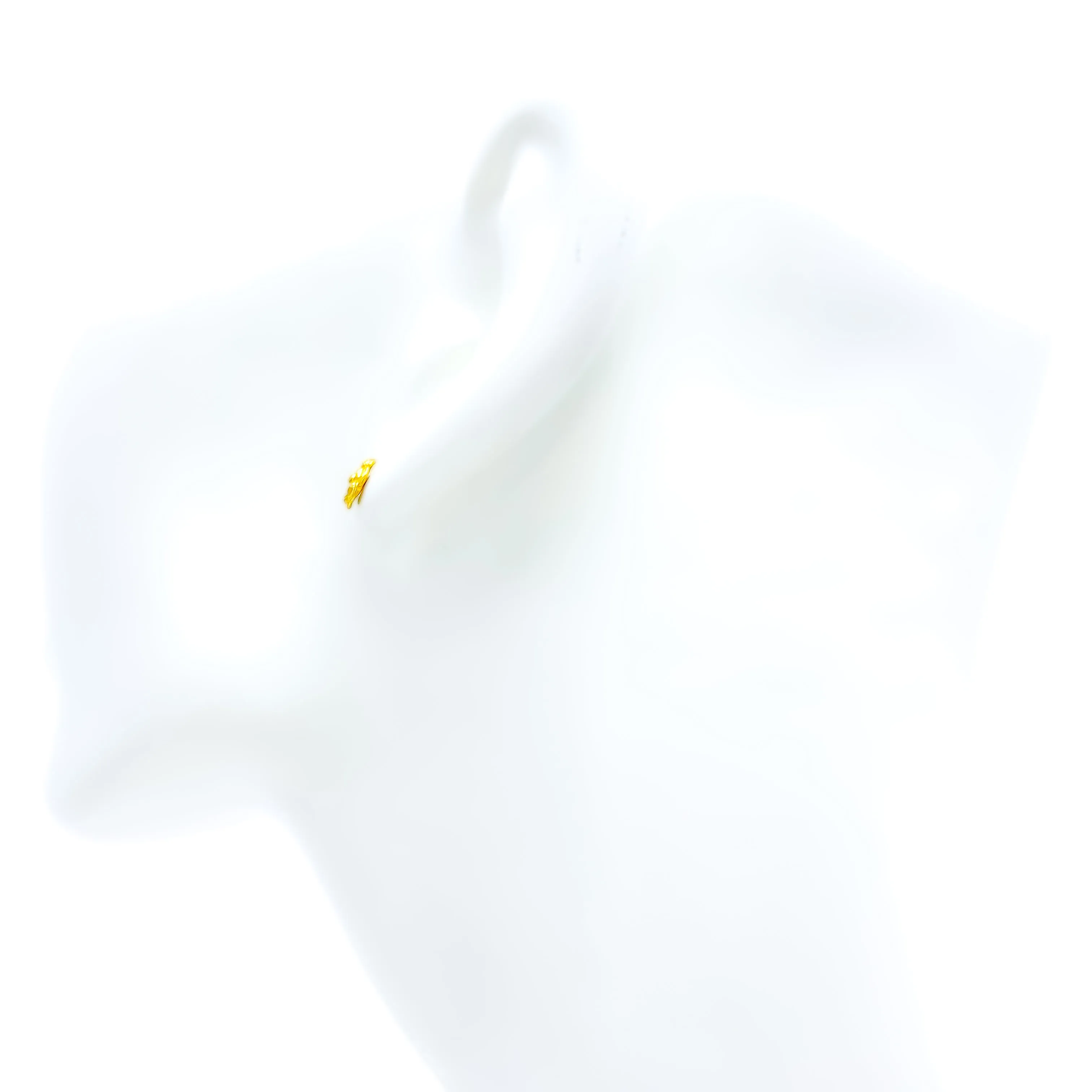 Gorgeous Floral 22k Gold Baby Earrings