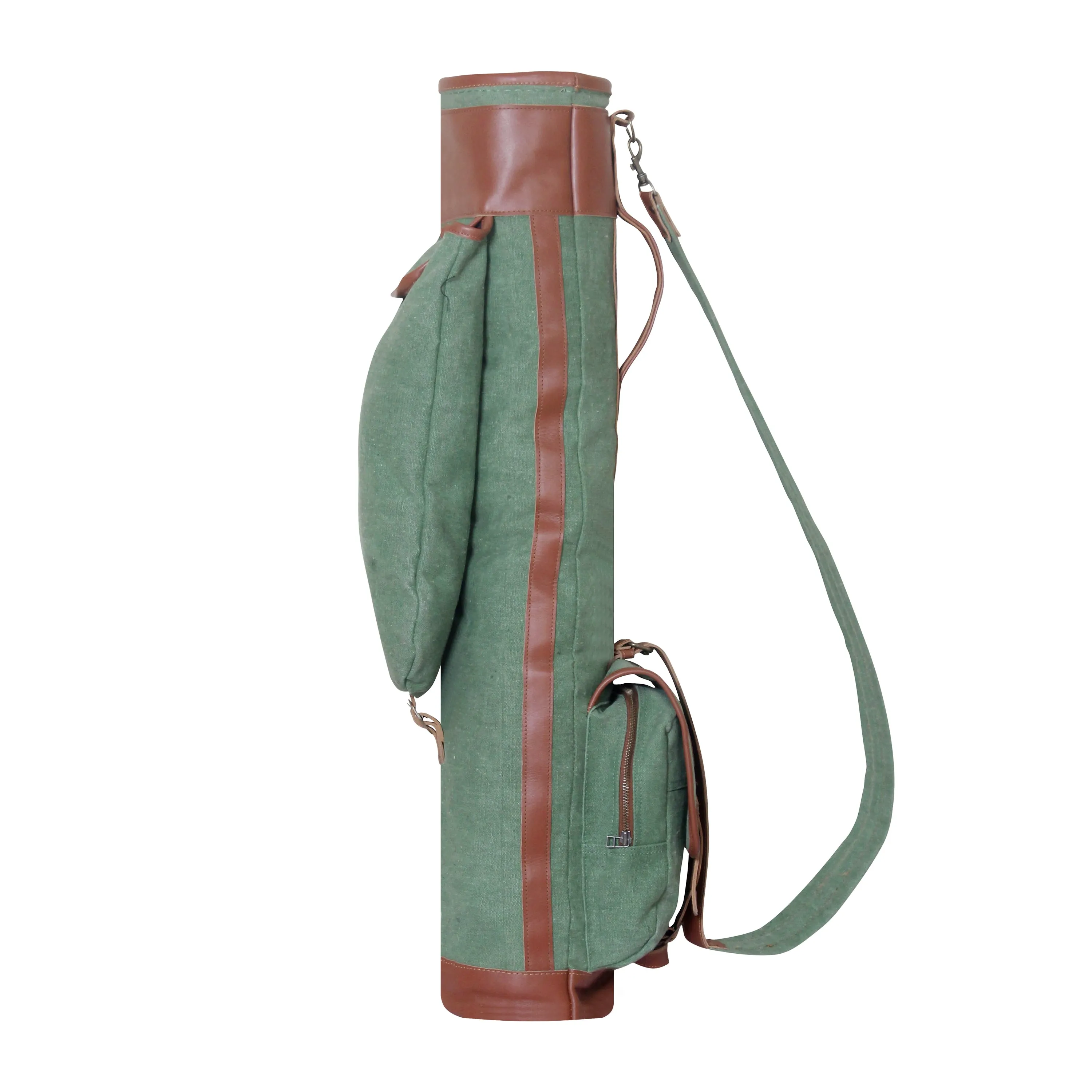 Handmade Canvas Sunday Golf Bag With Back Pocket