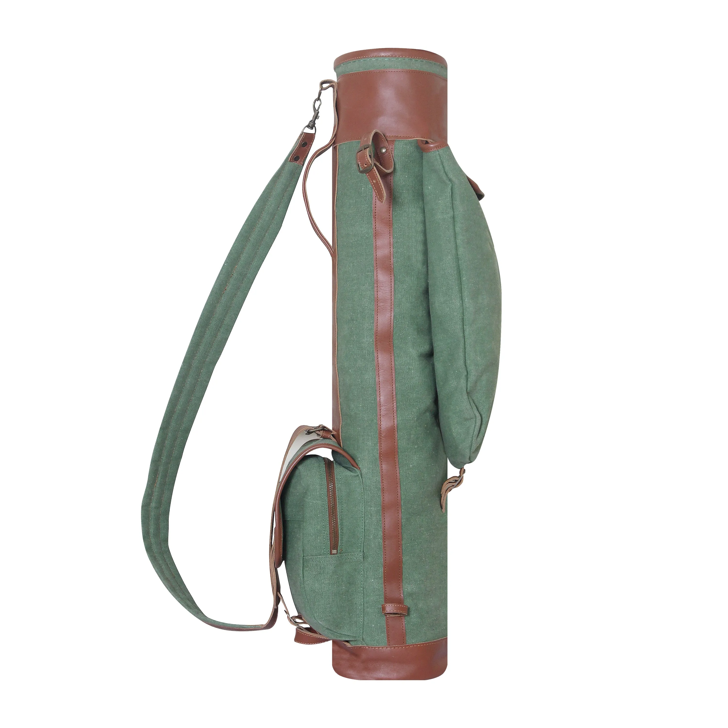 Handmade Canvas Sunday Golf Bag With Back Pocket