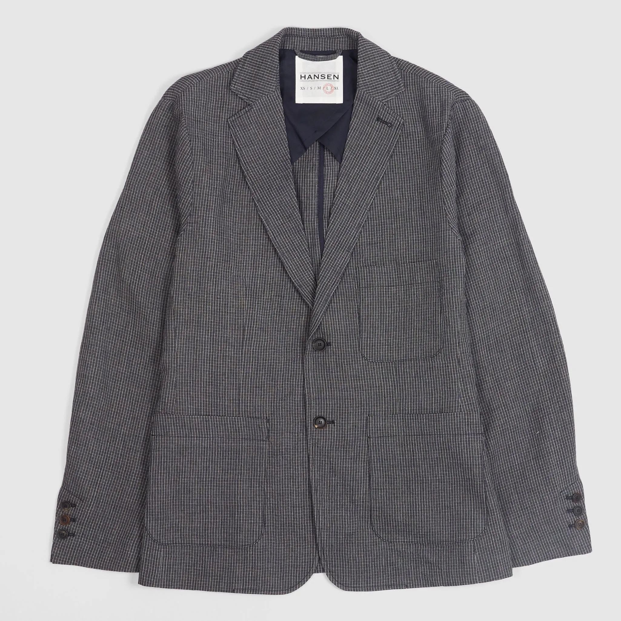 Hansen Dark Linen Blazer