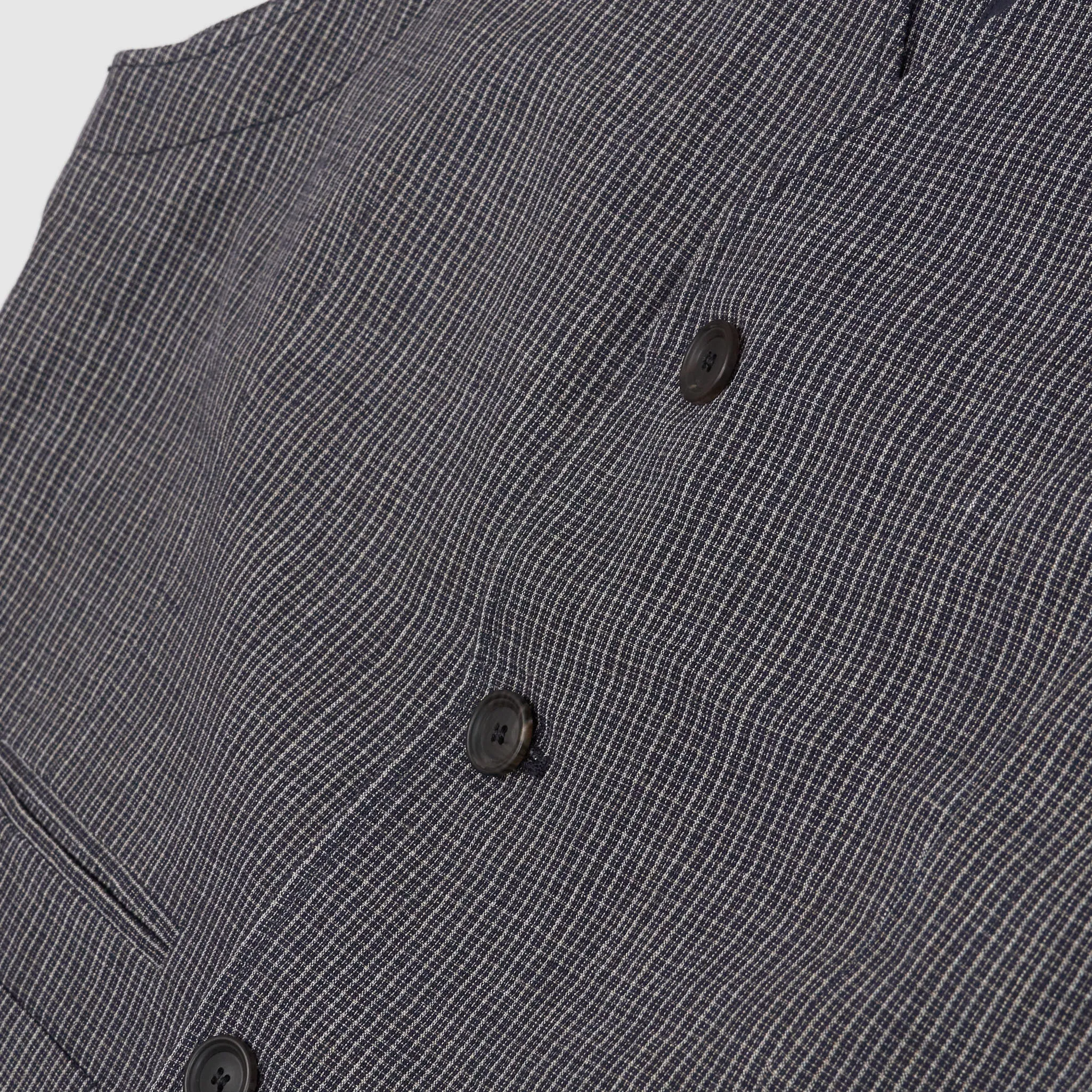 Hansen Dark Linen Vest