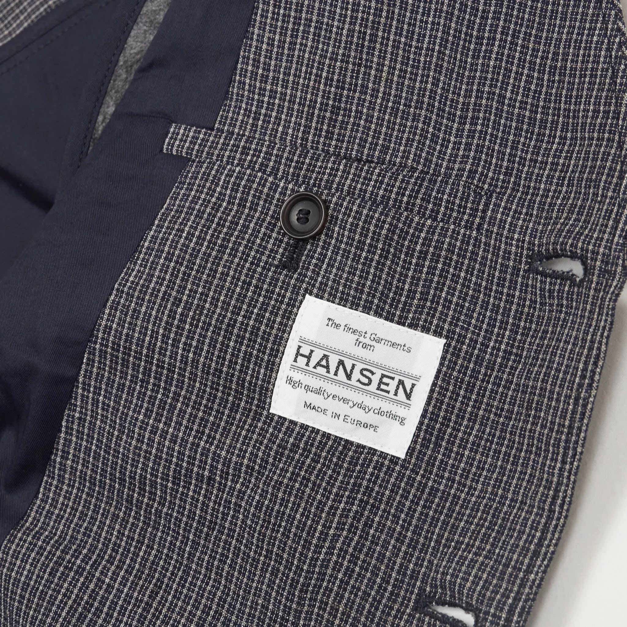 Hansen Dark Linen Vest