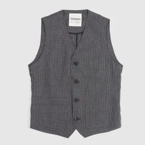 Hansen Dark Linen Vest