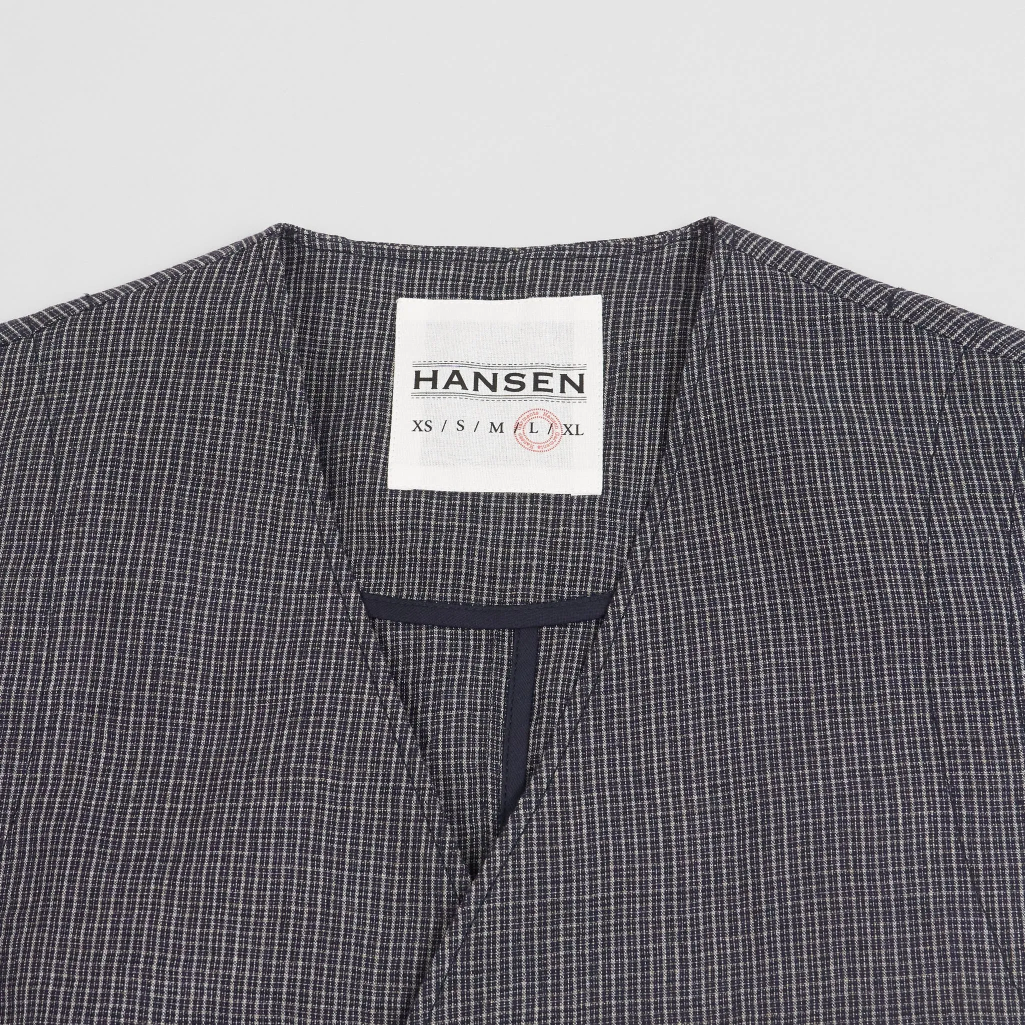 Hansen Dark Linen Vest