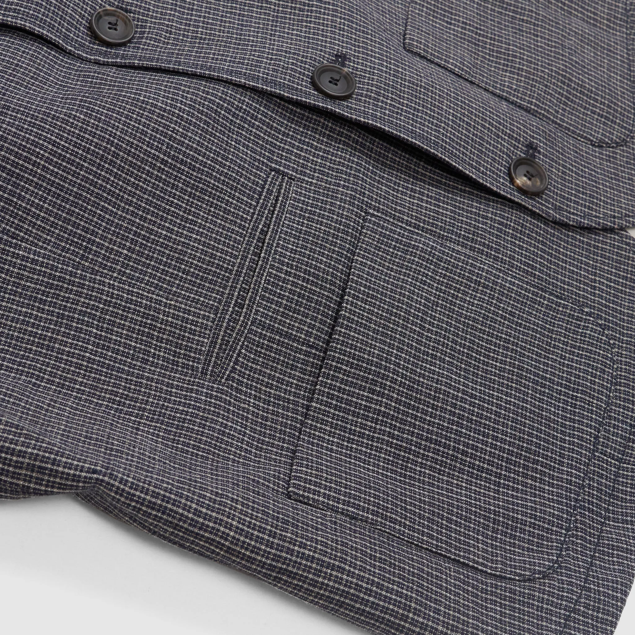 Hansen Dark Linen Vest
