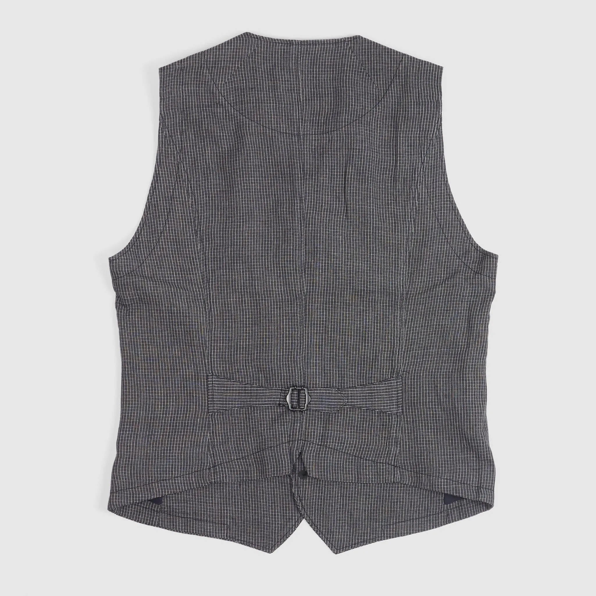 Hansen Dark Linen Vest