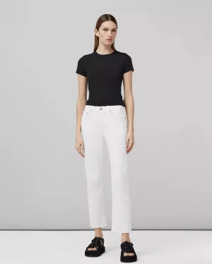 Harlow Straight Jean- Optic White