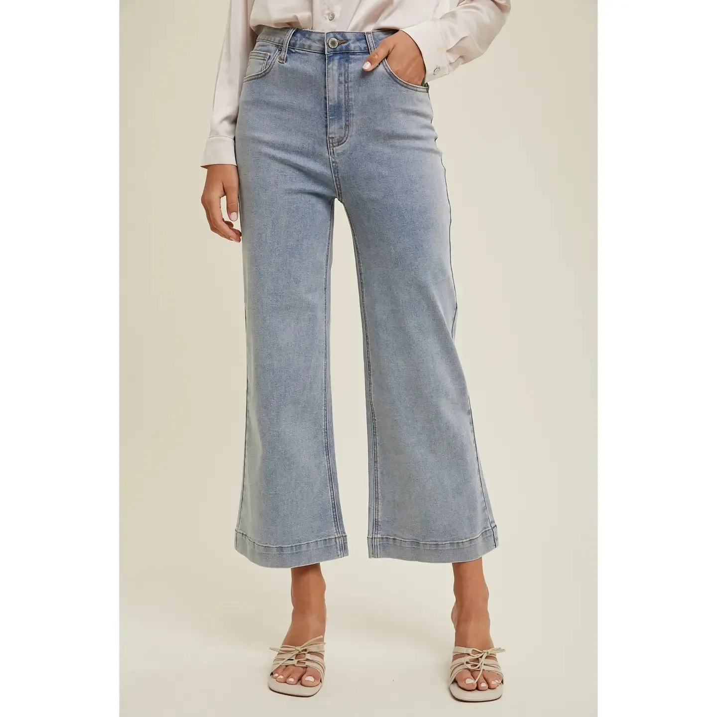 Harper Flare Crop Jeans