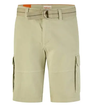 Hattric Mens Cargo Bermuda Shorts Khaki