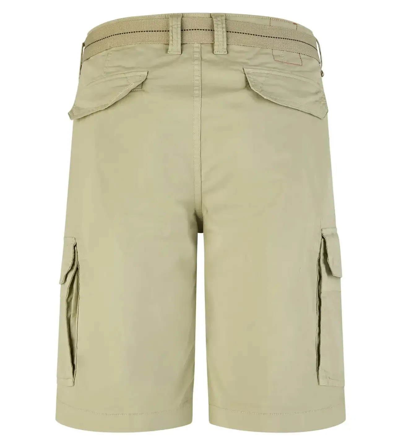 Hattric Mens Cargo Bermuda Shorts Khaki